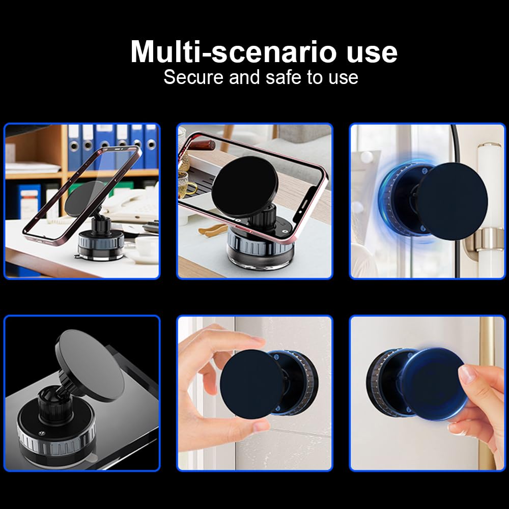 Magnetic Phone Holder , 360°Adjustable Hands-Free Shower