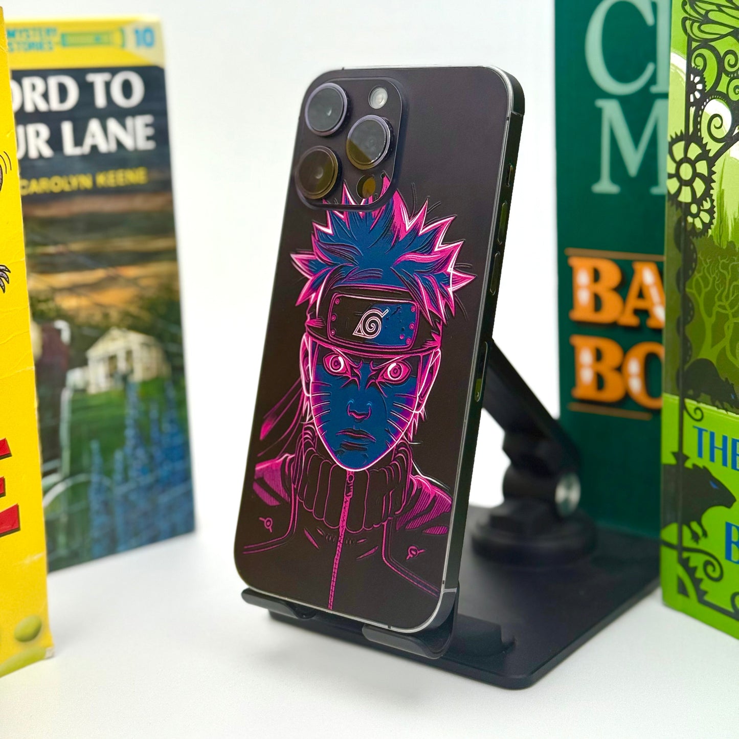 Skin Cover Naruto Neon (Compatible Tous Les Modélés des telephones)