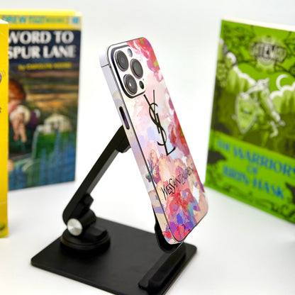 Skin Cover Luxe – YSL Floral Tropical (Compatible Tous Les Modélés des telephones)