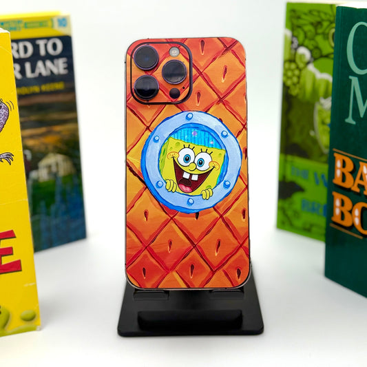 Skin Cover SpongeBob (Compatible Tous Les Modélés des telephones)