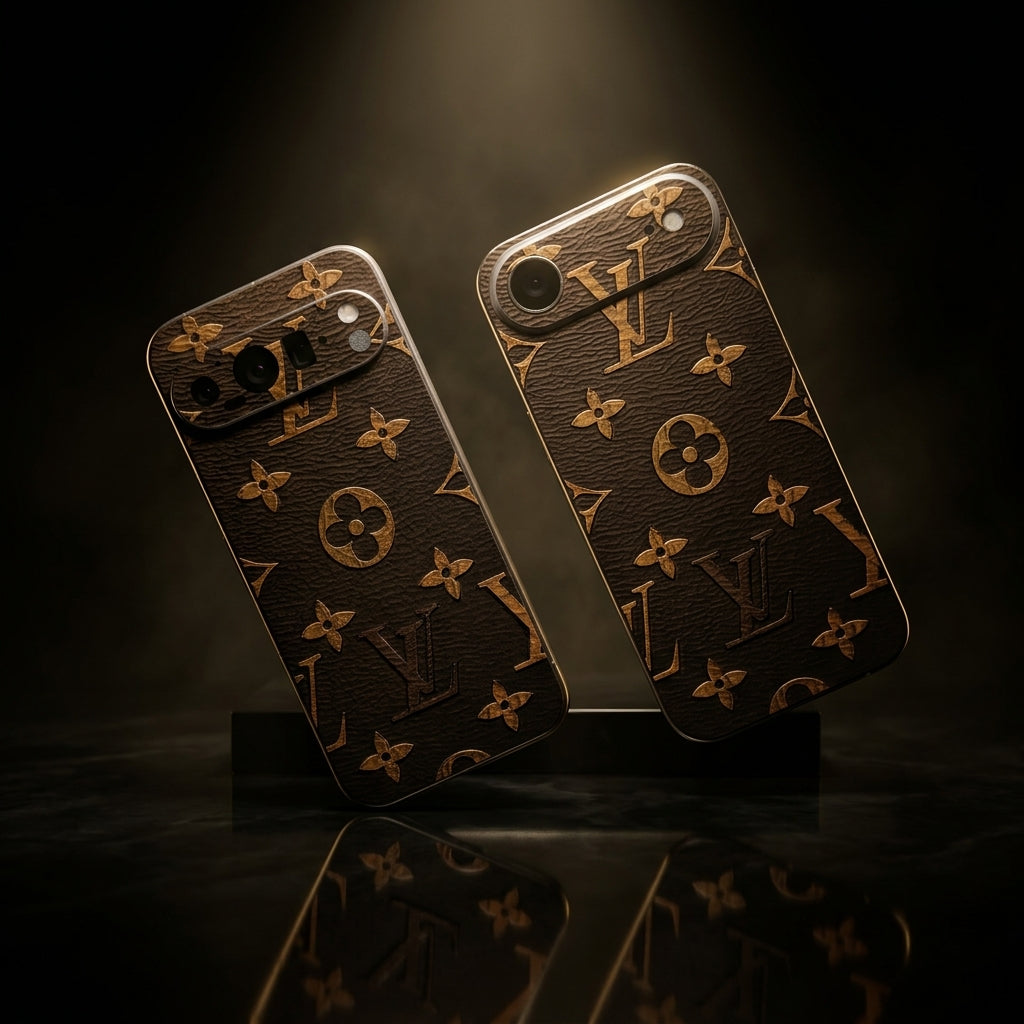 Skin Cover Luxe – Louis Vuitton (Compatible Tous Les Modélés des telephones)
