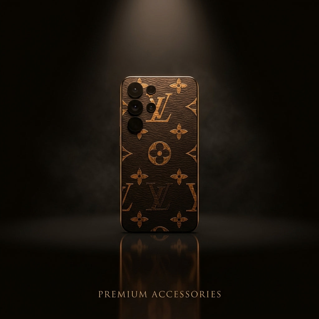Skin Cover Luxe – Louis Vuitton (Compatible Tous Les Modélés des telephones)